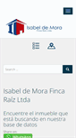 Mobile Screenshot of isabeldemora.com